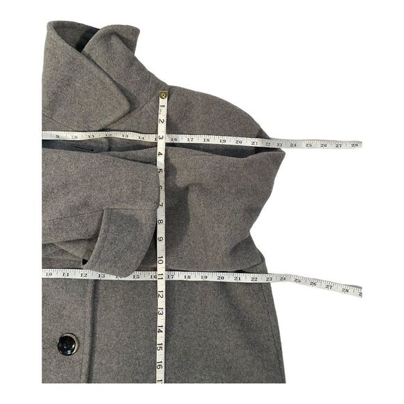 Covington Women's Wool Blend Gray Size L 14-16 Winter Coat - Picture 13 of 16